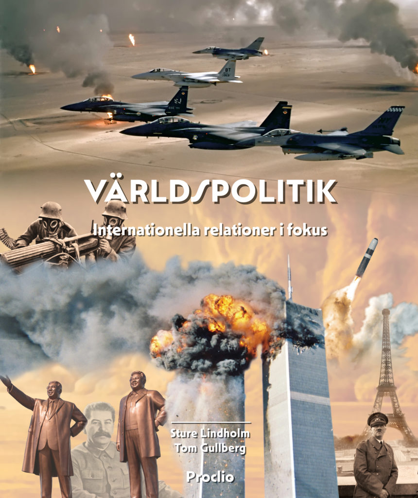 Omslaget till boken Världspolitik - Internationella relationer i fokus